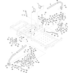 ZT 3107 T - 2017-2020 - 2F1020611/S17 - Stiga Zero Turn Mower Steering Controls Diagram