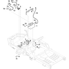 ZT 5132 T - 2017-2022 - 2F1020821/S17 - Stiga Zero Turn Mower Electrical System Diagram