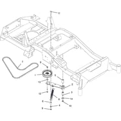 ZT 7132 T - 2019-2022 - 2F1020861/ST1 - Stiga Zero Turn Mower Transaxle Drive Diagram