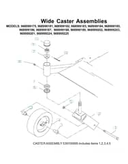 Husqvarna Zth5223Kola - Casters