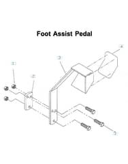 Husqvarna Zth6125 Koa - Pedals