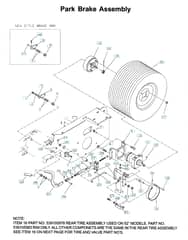 Husqvarna Zth 5221 Kaa - Parking Brake