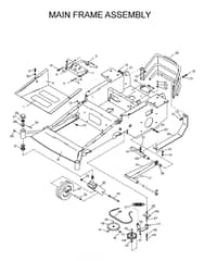 Husqvarna Zthe6125 - Chassis & Frame