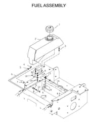 Husqvarna Zthe6125 - Fuel Tank