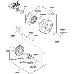 Snapper ZTX105 2691707-00 Wheel and Tyre Group