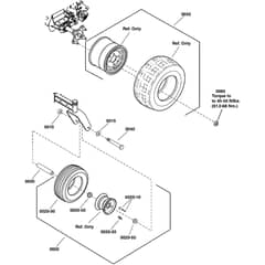 Snapper ZTX110 2691708-00 Wheel and Tyre Group