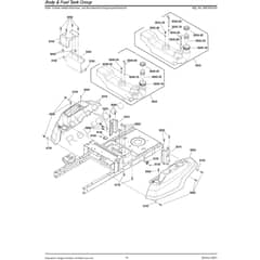 Snapper ZTX175 2691924-00 Body and Fuel Tank Group
