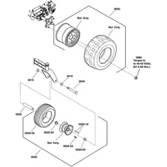 Snapper ZTX275 2691712-00 Wheel and Tyre Group