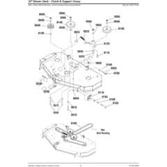 Snapper ZTX350 2691713-00 Clutch and Support Group