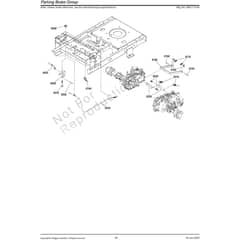Snapper ZTX350 2691713-00 Parking Brake Group