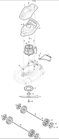 ME 330 - 2019-2020 - 297330068/AMZ - Mountfield Rotary Mower Main Assembly Diagram