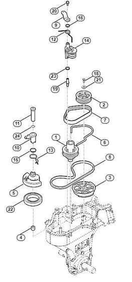 Genuine Stihl MH445.0 R / D - Drive