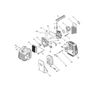 Muffler, Air Cleaner