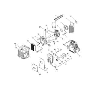 Muffler, Air Cleaner