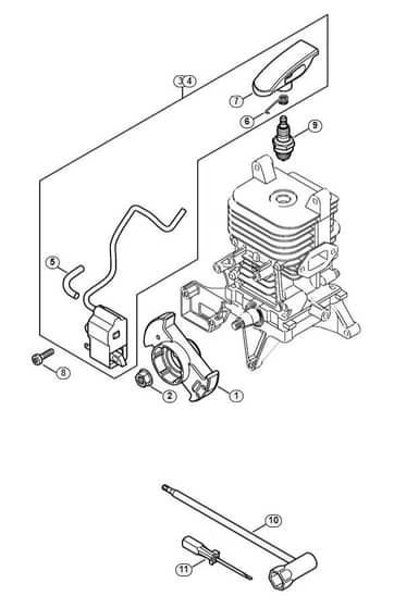 Genuine Stihl BR450 / B - Ignition system BR 450 BR 450-Z
