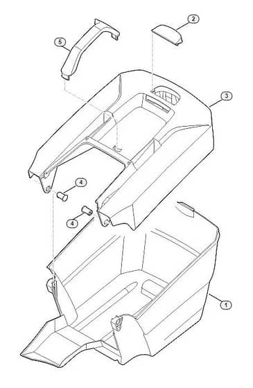 Genuine Stihl RME235.0 / E - Grass catcher bag