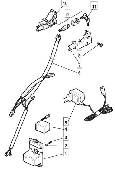 M550 R ES - 2008 - 292555523/UM8 - Mountfield Rotary Mower Electric Start Diagram