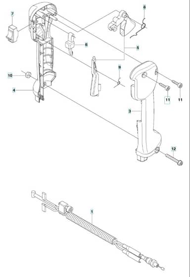 Husqvarna 236r - Throttle Controls