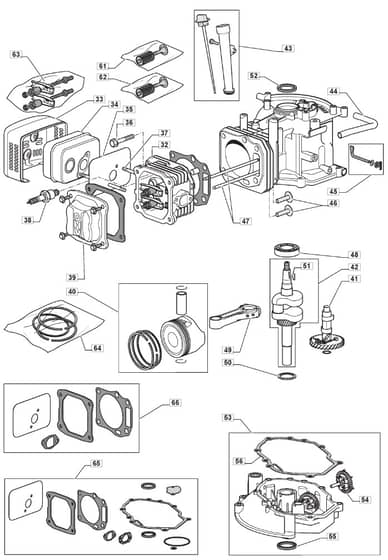 M64 PD ES - 2010 - 292552543/UM9 - Mountfield Rotary Mower WBE0701 Cylinder Diagram