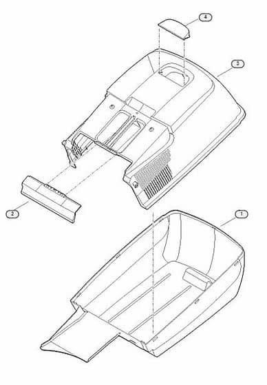 Genuine Stihl RMA253 / E - Grass catcher bag