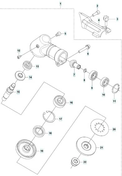 Husqvarna 236r - Gears