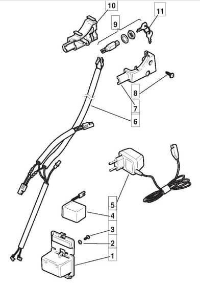 M60 PD ES - 2006-2007 - 292552523/MOU - Mountfield Rotary Mower Electric Start Diagram