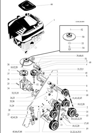Hayter Ambassador 3 - 390L (390L001056 - 390L099999) - Drive Assembly01