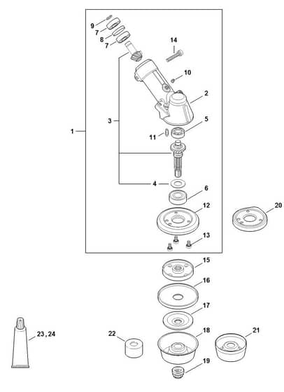 Genuine Stihl FS260 C-E / S - Gear Head FS 260