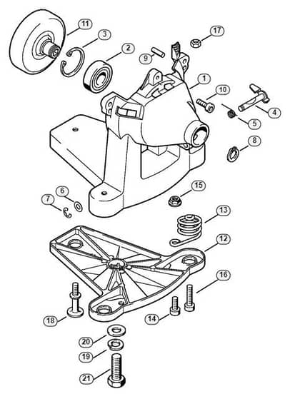 Genuine Stihl KR85 / H - Fan housing