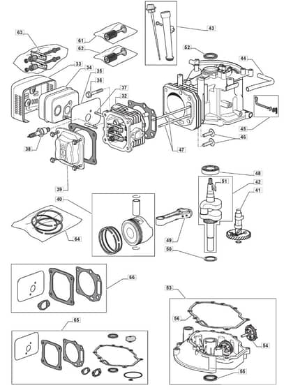 HW514 PD - 2009 - 294537043/UM9 - Mountfield Rotary Mower WBE0701 Cylinder Diagram