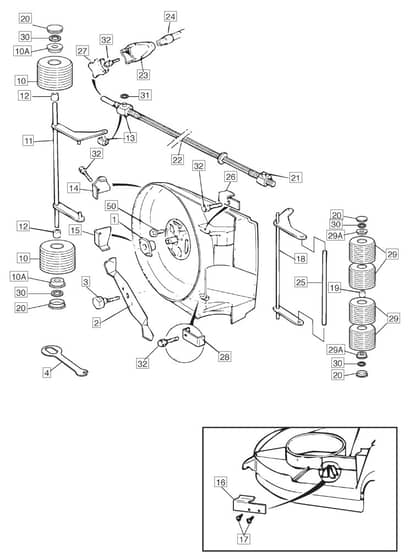 PRINCESS 14 - 2003 - 12-2562-72 - Mountfield Rotary Mower Blade Diagram