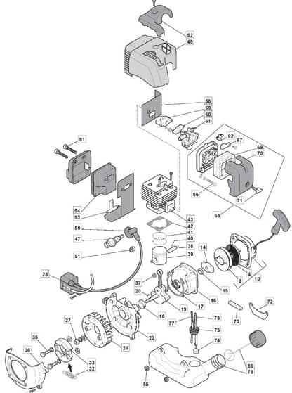 BJ 325 - 2010-2011 - 285220003/MO9 - Mountfield Brushcutter Main Assembly Diagram