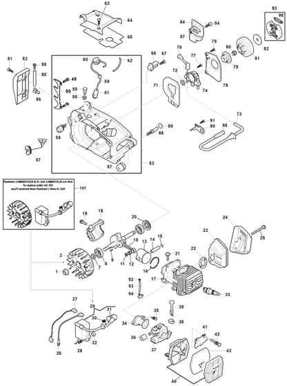 PR 2510 - 2014-2015 - 228010023/MBR - Mountfield Chainsaw Engine Diagram