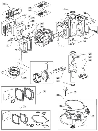S421 HP - 2011-2012 - 294434043/M11 - Mountfield Rotary Mower WBE0702 Cylinder Diagram