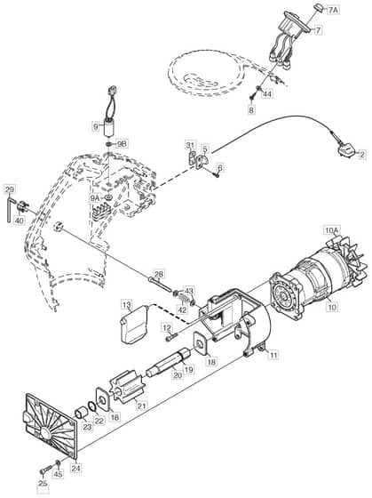 QUIET SHREDDER - 2006 - 17-2661-82 - Mountfield Shredder Motor Diagram
