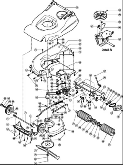 Hayter Harrier 56 Autodrive - 560E (560E270000001 - 560E270999999) - Lower Mainframe