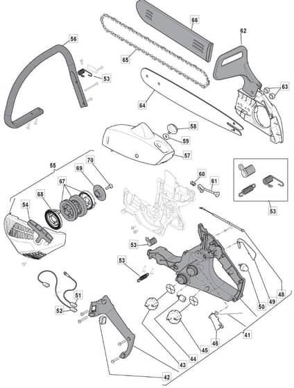 MC 3916 - 2010 - 222116003/MO9 - Mountfield Chainsaw Housing Diagram