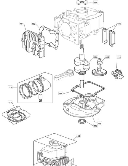 SV40 - 2011-2012 - 118550157/1_100002 - Mountfield Engine Diagram
