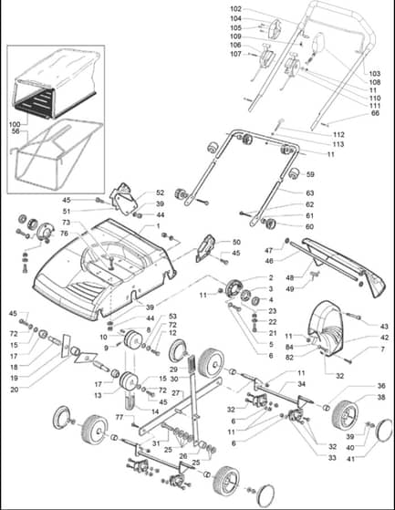 Hayter Scarifier SP36 - 110G (310000001 - 310999999) - Scarifier1