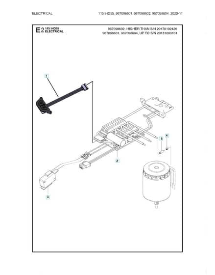 Husqvarna 115IHD55 - Electrical 2