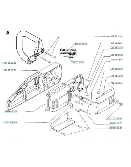 Husqvarna 1200ELECTRIC - 1993-5 - Chassis - Frame