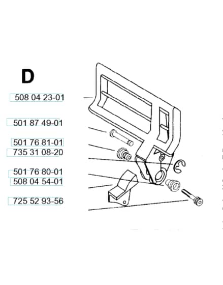 Husqvarna 1200ELECTRIC - 1993-5 - Handle