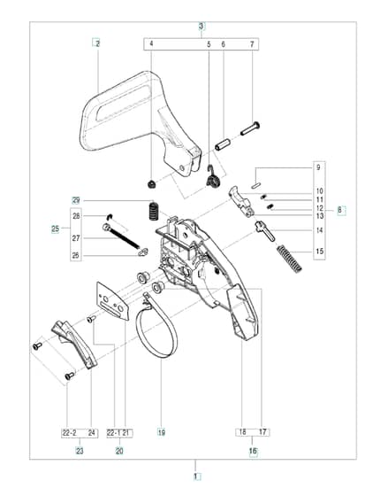 Husqvarna 120 - Chain Brake