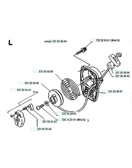 Husqvarna 120 L - Starter