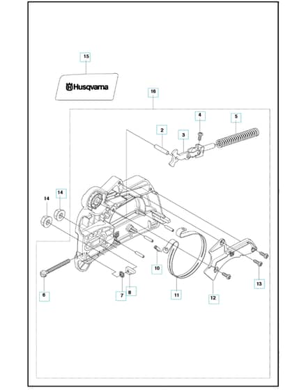 Husqvarna 120MKII - Chain Brake