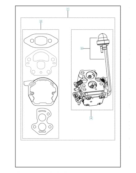 Husqvarna 120EMARKII - Carburetor Details