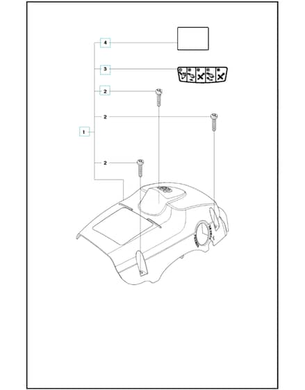Husqvarna 120EMARKII - Cover