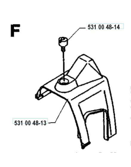 Husqvarna 122 L - Cylinder Cover