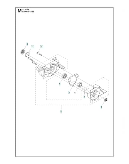 Husqvarna 122Ld - Crankcase