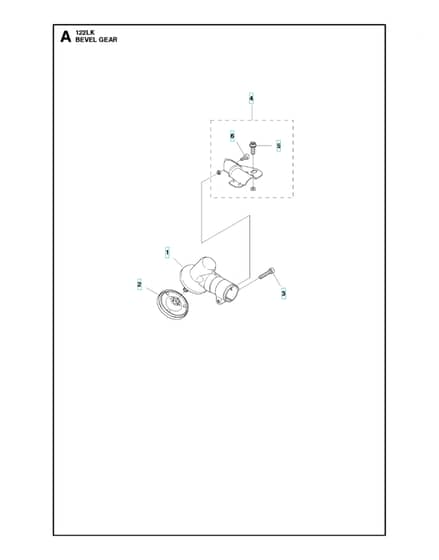 Husqvarna 122Lk - Bevel Gear